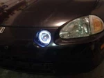Blinglights Brand White Led Halo Fog Kit For 1992-1997 Honda Del Sol. Fixed Price $159.99.