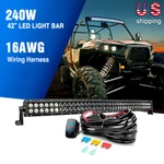 Nilight 54" 50" 42" 32" Inch Curved Led Bar Off Road Black Driving Car 4WD. Fixed Price $99.99.