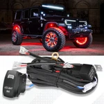4-LEAD Universal Led Light Fog Wiring Harness Kit Rocker Switch Relay Fuse. Fixed Price $18.99.