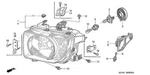 Genuine Honda Lamp Unit *NH661* (warm Gray) 33851-SCV-A11ZA. Fixed Price $29.96.