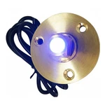 Marine City Blue Brass Underwater Led Drain Plug Light 1" For Boats. Fixed Price $29.99.
