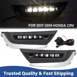 Led Drl Daytime Running Fog Lamp Lights W/brackets For Honda Crv Cr-v 2017-2019. Fixed Price $58.99.