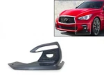 Fits 2018-2024 Infiniti Q50S Sport Front Bumper Fog Light Cover Left. Fixed Price $55.10.