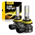 2X Auxito H11 Led Fog Lights Bulb 6000LM Super Bright White 6500K Fanless Canbus. Fixed Price $26.99.