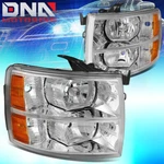 For 2007-2014 Silverado C/ K 1500 2500 3500 Headlights Lamp GMT900 Chrome Amber. Fixed Price $75.99.