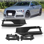 For Audi A4 2013 2014-2016 S-line Bumper Fog Light Lamp W/ Frame Cover 4PCS/SET. Fixed Price $80.21.