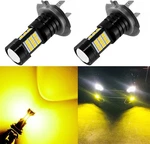 Auxlight H3/H7 Led Fog Drl Bulbs, 3000/2400 Lumens Extremely Bright. Fixed Price $30.99.