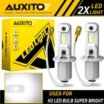 Auxito H3 Led Headlight 10000LM Fog Bulb 6500K White Driving Drl Lamp Usea. Fixed Price $23.74.