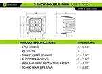 Zroadz Z374831-KIT2 Front Roof Led & Mount For 18-22 Wrangler Jl Excl Mojave. Fixed Price $1149.50.