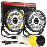 Auxbeam 7 Inch 360-PRO Led Work Light Bar Combo Fog Lamp Offroad Driving+covers. Fixed Price $164.99.