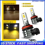 Auxito H11 H8 Led Fog Driving Light Bulb Super Bright 80000LM 3000K Yellow 2-20X. Fixed Price $166.53.
