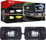 Upgraded Dual Color Led Fog Lights Ford Light: White/yellow. Fixed Price $71.99.