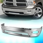 For 2009-2012 Dodge Ram 1500 Front Bumper Face Bar W/ Fog Light Holes Chrome. Fixed Price $150.99.