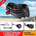 Wiring Harness 40AMP Relay Fuse On-off Switch 2 Lead For Led Light Bar Car Truck. Fixed Price $11.49.