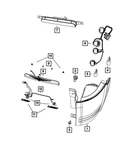 Genuine Mopar Taillamp Wiring 68100219AA. Fixed Price $282.02.