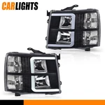 Pair Led Drl Headlights Headlamps Fit For 2007-2013 Chevy Silverado Left & Right. Fixed Price $115.59.