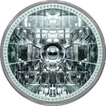 5-3/4" Oracle H4 Sealed Beam Headlamp With Green Smd Halo. Fixed Price $117.99.