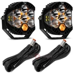Baja Designs LP6 Pro Pair Led Clear Driving/combo Lights & Controller Wiring. Fixed Price $1091.80.
