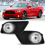 For 2011-2014 Dodge Charger Fog Lights W/bezel+wiring+switch Kit Clear Lens Pair. Fixed Price $41.99.