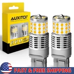 Auxito Front Rear Turn Led Signal Light Blinker Bulb 7440 Amber Error Free 2/10X. Fixed Price $36.09.