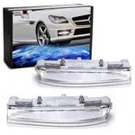 White Oe-spec Led Daytime Running Light Bars For Mercedes W204 W212 R172 Slk. Fixed Price $71.09.