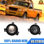 Pair Fog Lights 2001-2003 Ford Ranger Bumper Lamps Black Housing Smoke Lens. Fixed Price $42.99.