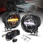 Auxbeam Pair 4" 800W Led Work Lights Spot Offroad Truck Driving Fog Lamps. Fixed Price $109.59.