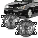 Pair Chrome Fog Light Assembly Lamps Halogen 2008-2011 Ford Focus W/ Bubls. Fixed Price $23.99.