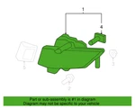 Hyundai 92201 3K000 Front Lh Fog Lamp Assembly 2006-2008 Sonata New, Genuine. Fixed Price $52.97.
