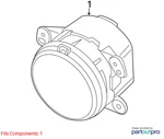 2010-2023 Jeep Wrangler Front Fog Light 5182026AA. Fixed Price $119.99.