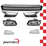 Fit Vw Passat 2012-2015 7PCS Front Bumper Fog Lights Corner Lamp & Lower Grille. Fixed Price $68.80.