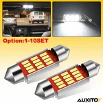 Auxito Led License Plate Tag Light Bulbs For 36MM C5W Festoon 6000K White 2-20X. Fixed Price $80.09.
