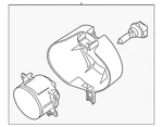 Genuine Nissan Fog Lamp Assembly 26150-EA025. Fixed Price $96.75.