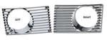 Porsche 914 Chrome Driving Light Grille Set. Fixed Price $80.00.