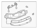 Genuine Nissan Side Marker Light 26555-CD01A. Fixed Price $171.30.