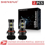 Shenkenuo 9145 9140 H10 Led Fog Driving Light Bulbs Super White 6000K 2X. Fixed Price $23.45.
