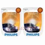 2 Pc Philips Map Light Bulbs For Chrysler Dynasty New Yorker 1988-1989 Rx. Fixed Price $10.98.