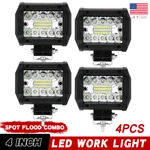 4PCS 4"INCH 12V Led Work Light Bar Spot Flood Pods Driving Off-road Tractor 4WD. Fixed Price $19.99.