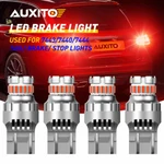 4X Auxito 7443 7440 Brake Tail Stop Light Red Flash Strobe Blinking Led Bulbs Us. Fixed Price $21.99.