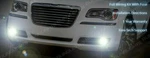 White Led Halo Fog Lights Driving Lamps For 2011 -2014 Chrysler. Fixed Price $124.98.