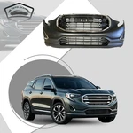 New Complete Front Bumper Grille With Fog Lamp Cover For 2018-2021 Gmc Terrain. Fixed Price $389.00.