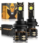 Auxbeam Canbus 9004 Led Headlight Super Bright Bulb High Low White 25000LM. Fixed Price $99.99.