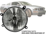 Fits Front Grille Fog Lamp 2005 - 2009 Ford Mustang Gt Passenger Side 9R3Z15200A. Fixed Price $61.99.