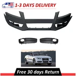 Front Bumper Cover Kit With Fog Light Trims Fits 08-12 Audi A5 2.0L 3.2L Black. Fixed Price $278.50.