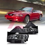 1999-2004 Ford Mustang Smoke Lens Pair Bumper Fog Lights Replacement Lamps. Fixed Price $26.99.