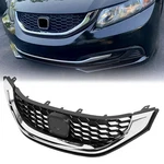 Fit 2013-2015 Honda Civic Sedan Front Bumper Upper Grille W/chrome Trim. Fixed Price $52.90.