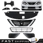 Grille+fog Light+radiator Cover+bumper Bracket Set For Nissan Altima 2016-2018. Fixed Price $92.99.