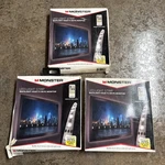 Monster Led Lights 6.5 Ft X 23 Packages Multi White. Fixed Price $20.00.