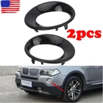 Pair Fog Light Lamp Cover Trim Primed For Bmw X3 E83 Lci 2007-2010 51113423789. Fixed Price $12.99.