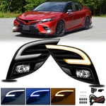 For 2018-2020 Toyota Camry Xse Led Fog Lights Bumper Lamps With Drl And Bulbs. Fixed Price $99.99.